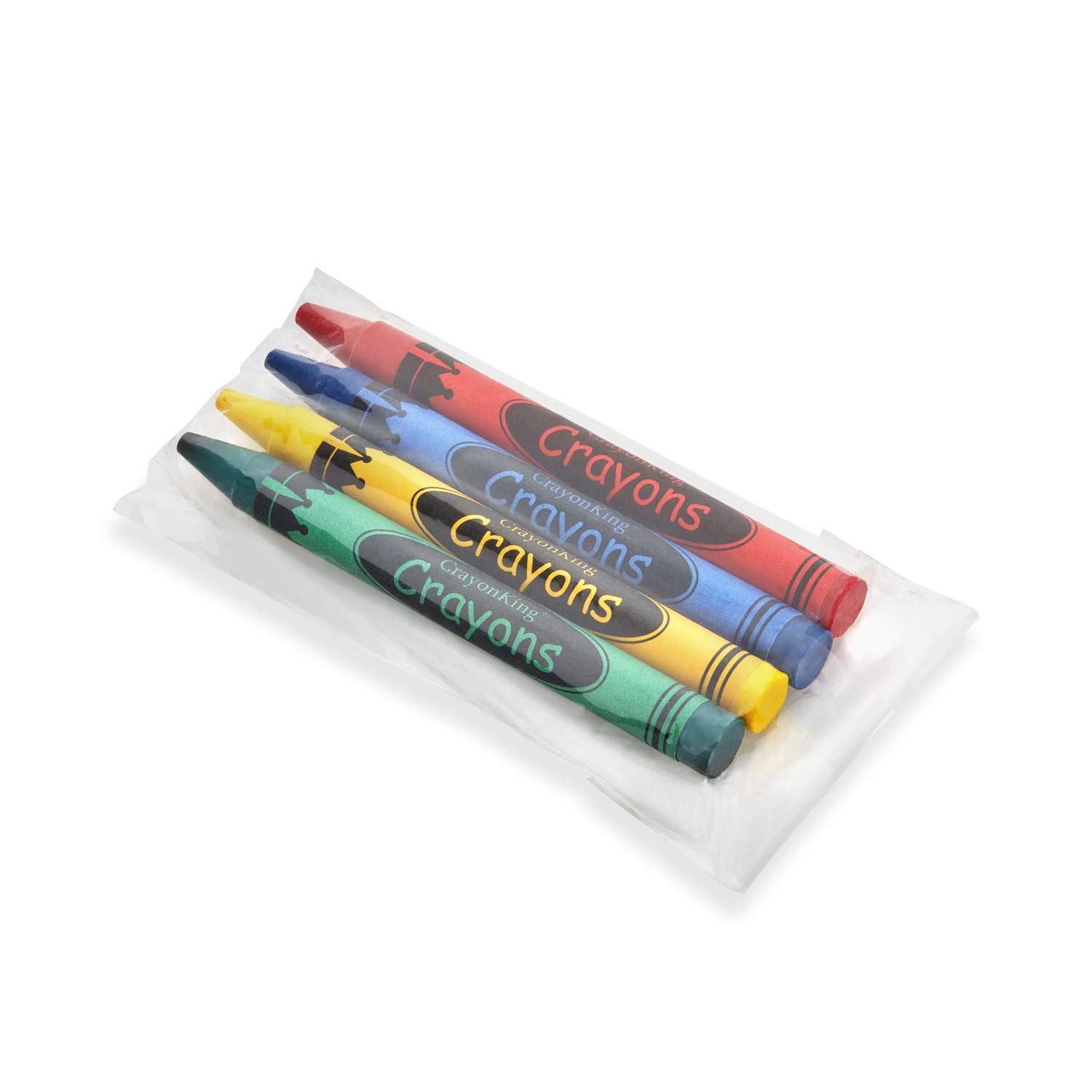 Crayonking 250 Sets Of 4-Packs In Cello (1000 Total Bulk Crayons) Restaurants, Party Favors, Birthdays, School Teachers & Kids C