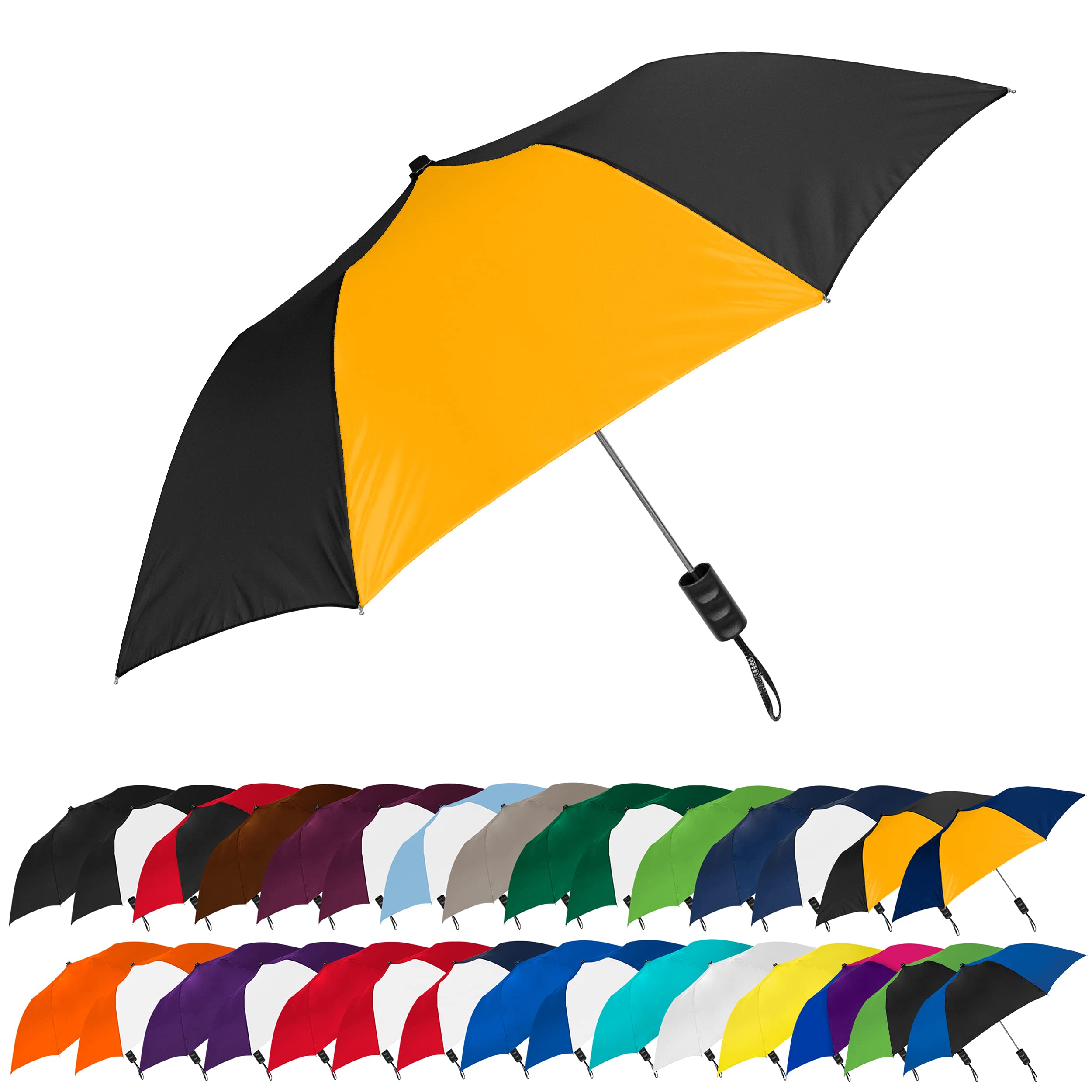 Strombergbrand Umbrellas Spectrum Popular Style 16 Automatic Open Umbrella Light Weight Travel Folding Umbrella For Men And Wome