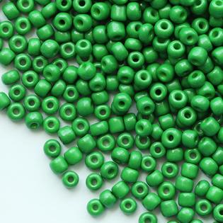 VOOMOLOVE Bulk 4mm green Seed Beads for Jewelry Making 110 grams