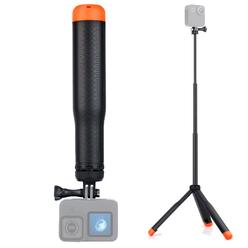 gEPULY 4-in-1 Floating Hand grip Tripod Extendable Monopod Waterproof Selfie Stick for goPro Hero 12 11 10 9 8 7 6 5 4 3 2 camer