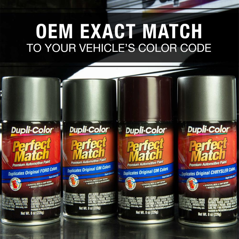 Dupli-color EBFM02297 Perfect Match Automotive Spray Paint - Ford Oxford White, 9LA9YOYZ - 8 oz Aerosol can
