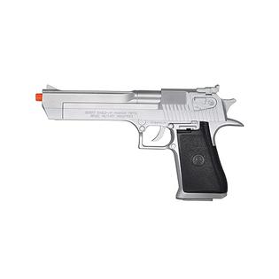Soft Air Desert Eagle 44 Magnum Spring Powered Airsoft Pistol with Hop-Up,  Silver, 170-175 FPS (90221)