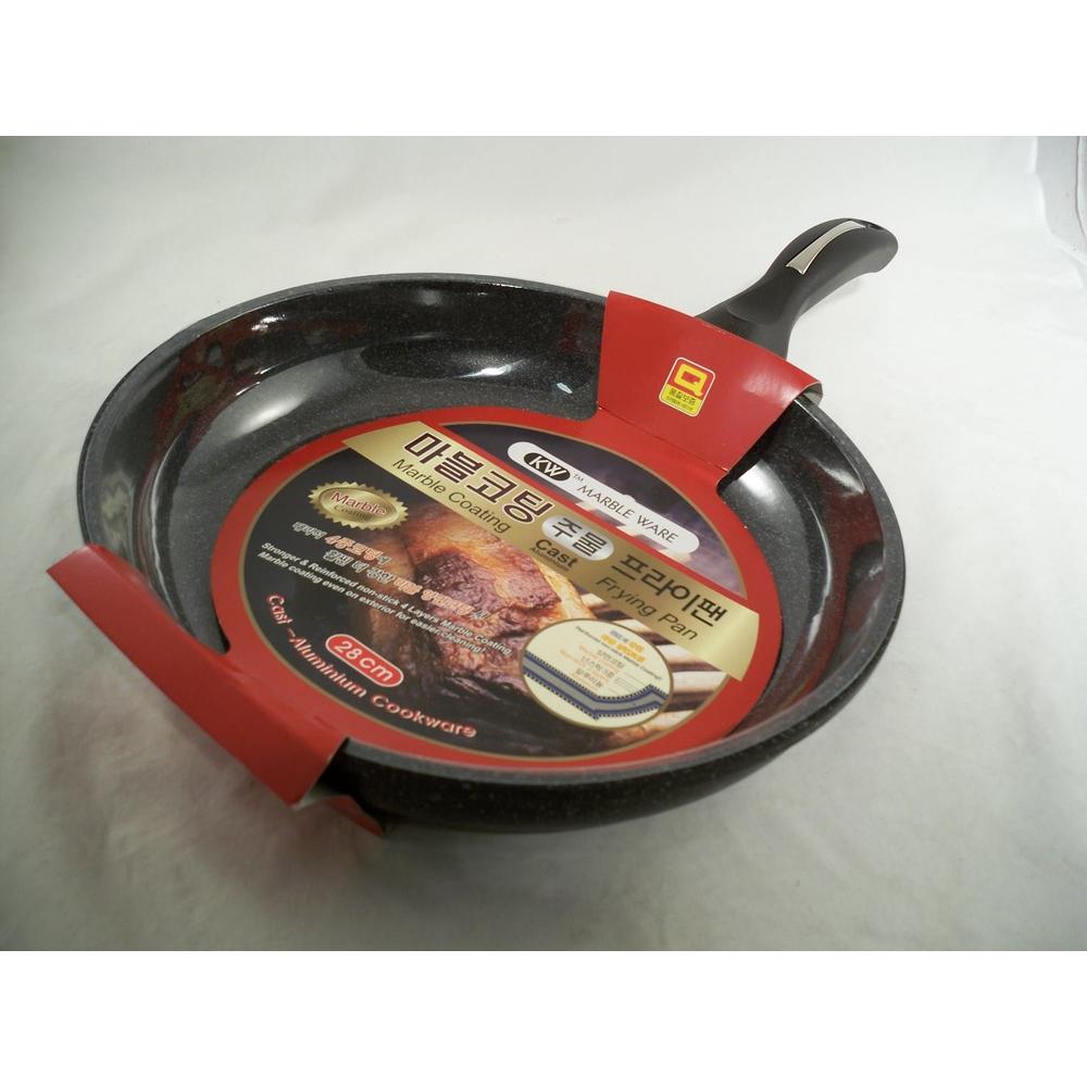 KW Marble Ware ceramic Marble coated cast Aluminium Non Stick Fry Pan 28cm(11 inches)