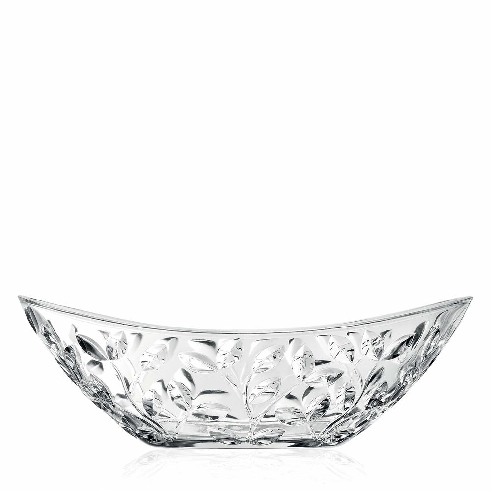 Lorenzo RcR crystal Laurus collection Oval Bowl