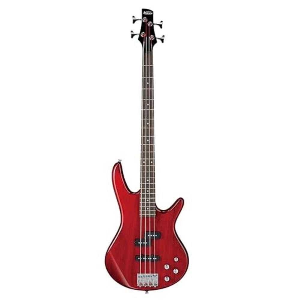 Ibanez gSR 4 String Bass guitar, Right Handed, Transparent Red (gSR200TR)