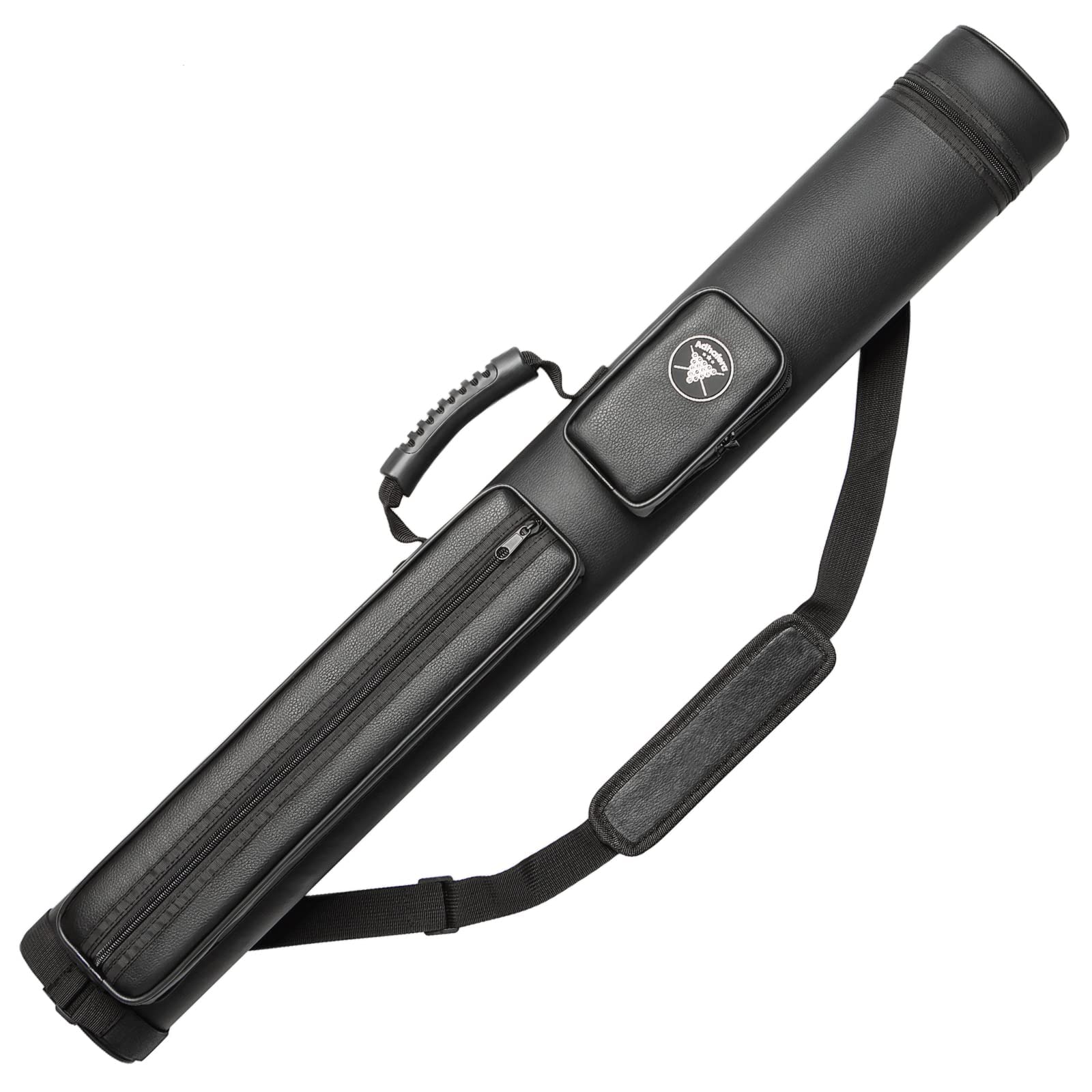 Cue Craft Silver 1 Piece RARE 2 Colour Cue Case To Hold X 2 1 Piece Cues Black Ocean Blue Case Number 2