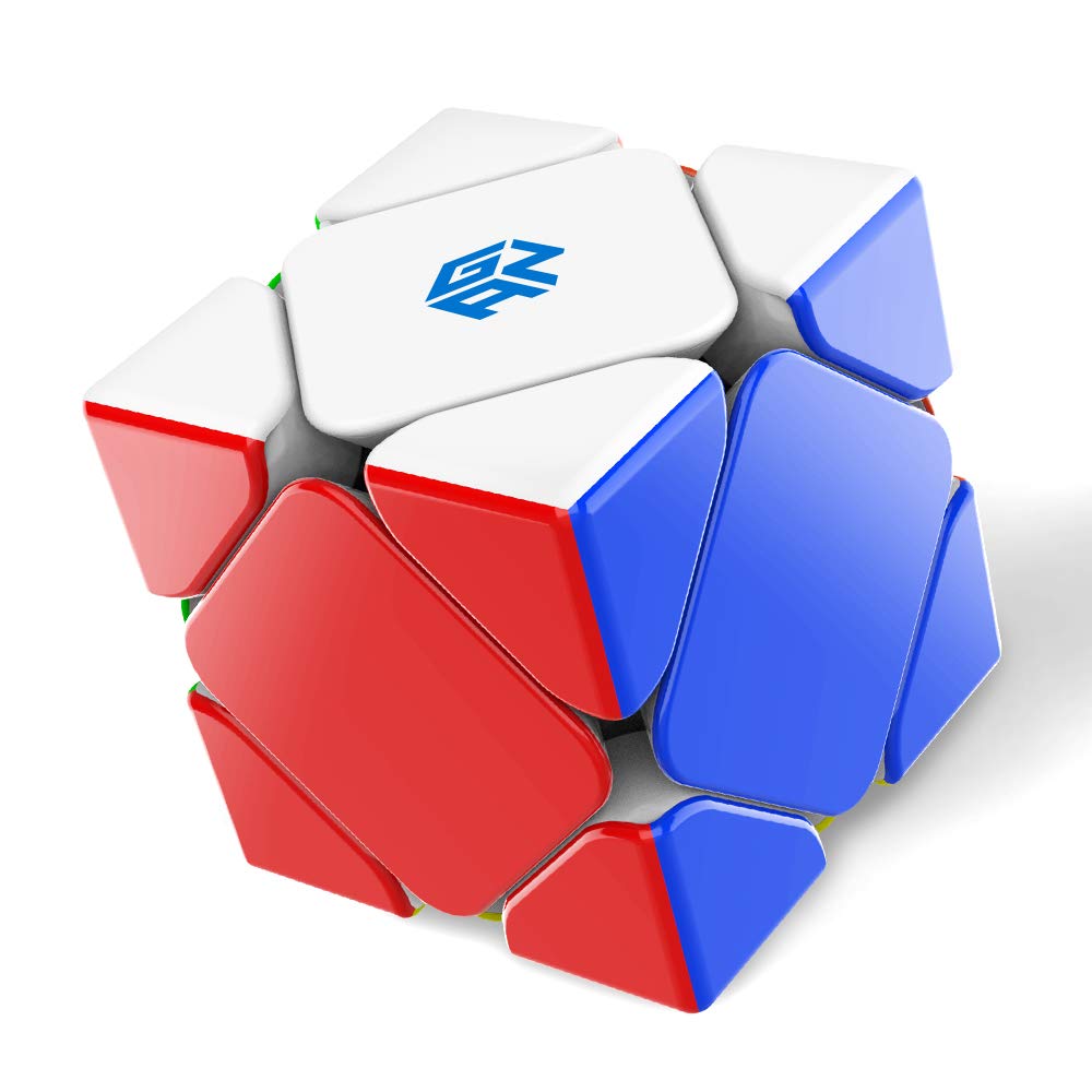 GAN Skewb, 8 Magnets Speed Cube Gans Cube Magic Cube Puzzle Cube Toy (8 Magnets Standard Version)