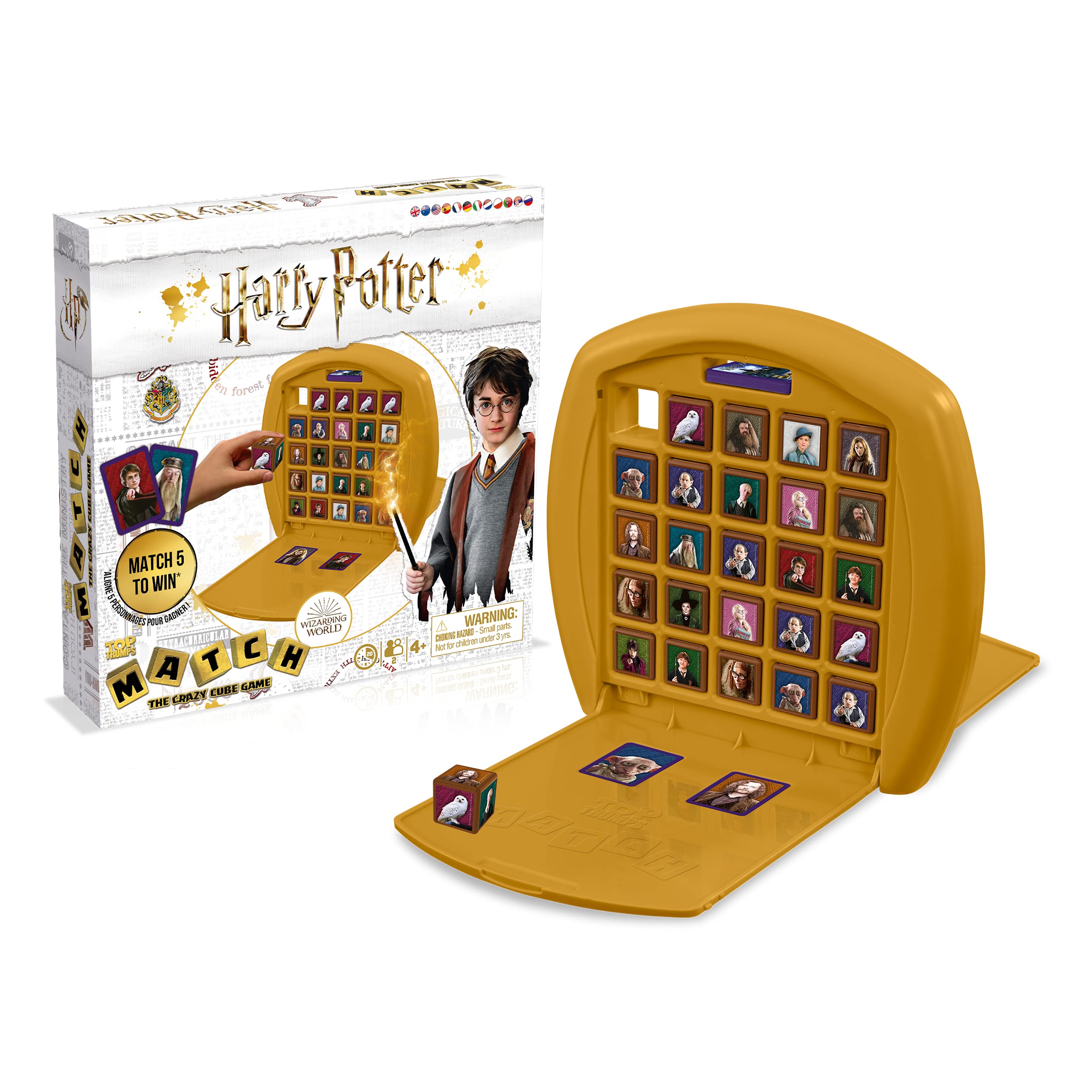 Winning Moves Games Match Harry Potter - Harry Potter Fanartikel - Alter 4+ - Multilingual