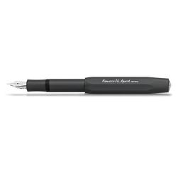 Kaweco AL SPORT Fountain Pen Black I Premium Fountain Pen for Ink Cartridges I Exclusive Fountain Pen 13 cm I Nib: F (Fine)