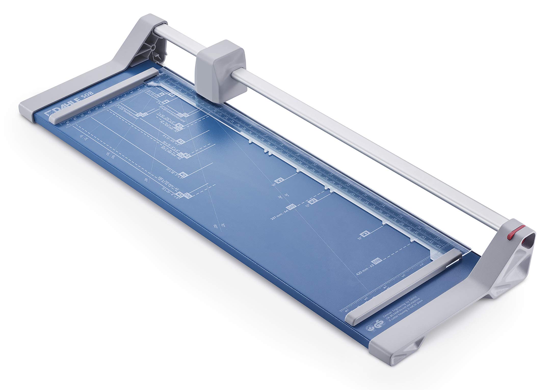 Dahle 508 Personal Rotary Trimmer, 18" Cut Length, 5 Sheet Capacity, Self-Sharpening, Automatic Clamp, German Engineered Paper C