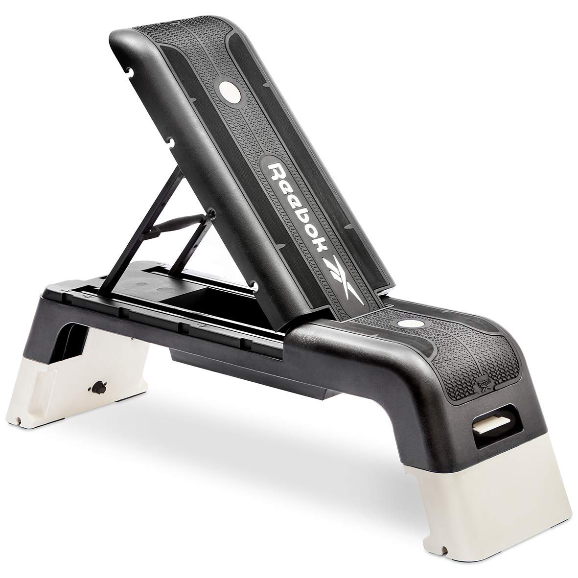 Reebok Fitness Multipurpose Adjustable Aerobic and Strength Training Workout Deck with Incline and Decline Bench Configurations,