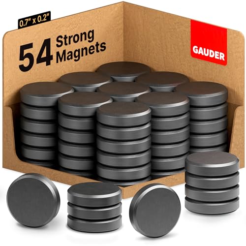 GAUDER Black Magnets for Crafts, Ceramic Industrial Magnets Strong