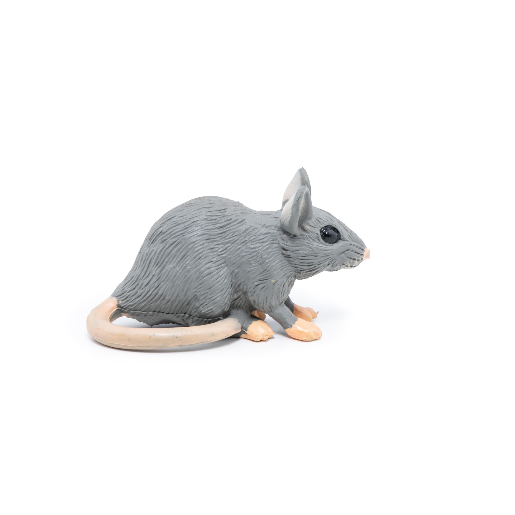 Papo -Hand-Painted - Figurine -Wild Animal Kingdom - Grey Mouse -50205 -Collectible - for Children - Suitable for Boys and Girls
