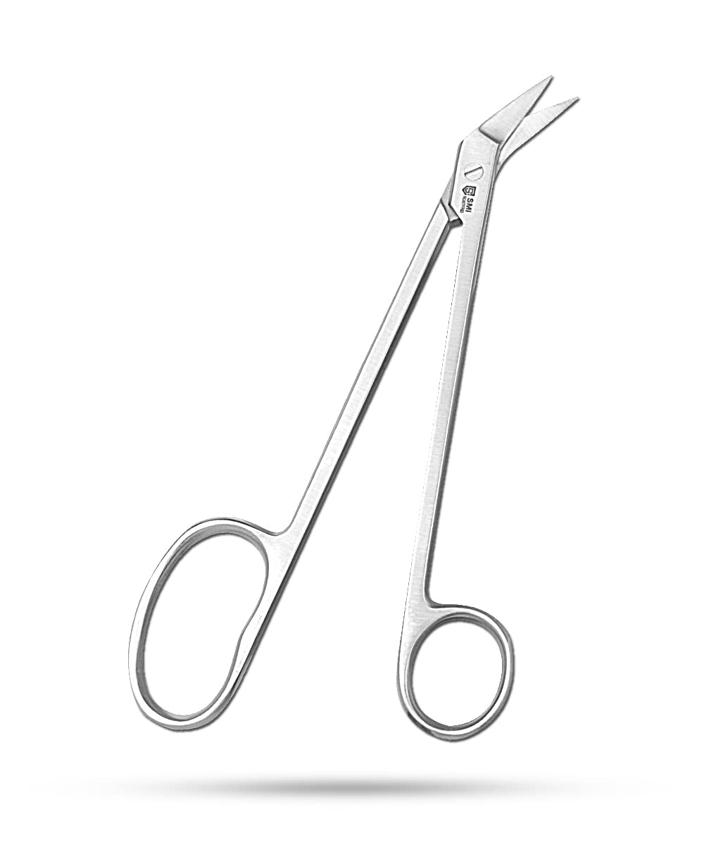 SMI Long Handle Toenail Scissors for Seniors Podiatrist Nail Clippers for Disabled Thick & Ingrown Nails Stainless Steel Nail Sc