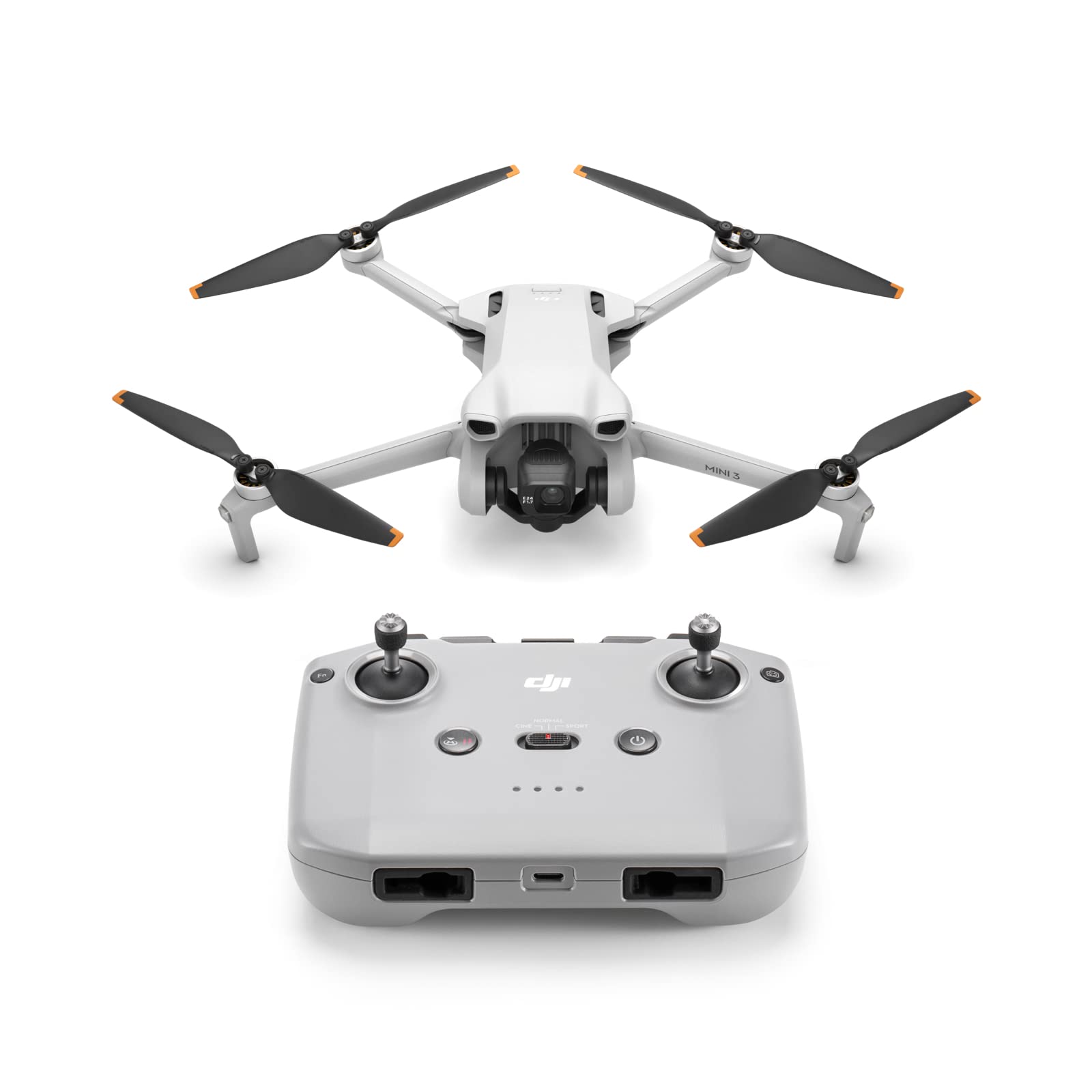 DJI Mini 3 - Lightweight and Foldable Mini Camera Drone with 4K HDR Video, 38-min Flight Time, Remote Control, True Vertical Sho