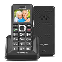 Easyfone T200 4G Unlocked Big Button Cell Phone for Seniors, Easy-to-Use Clear Sound Big Battery Senior Cell Phone with SOS Butt