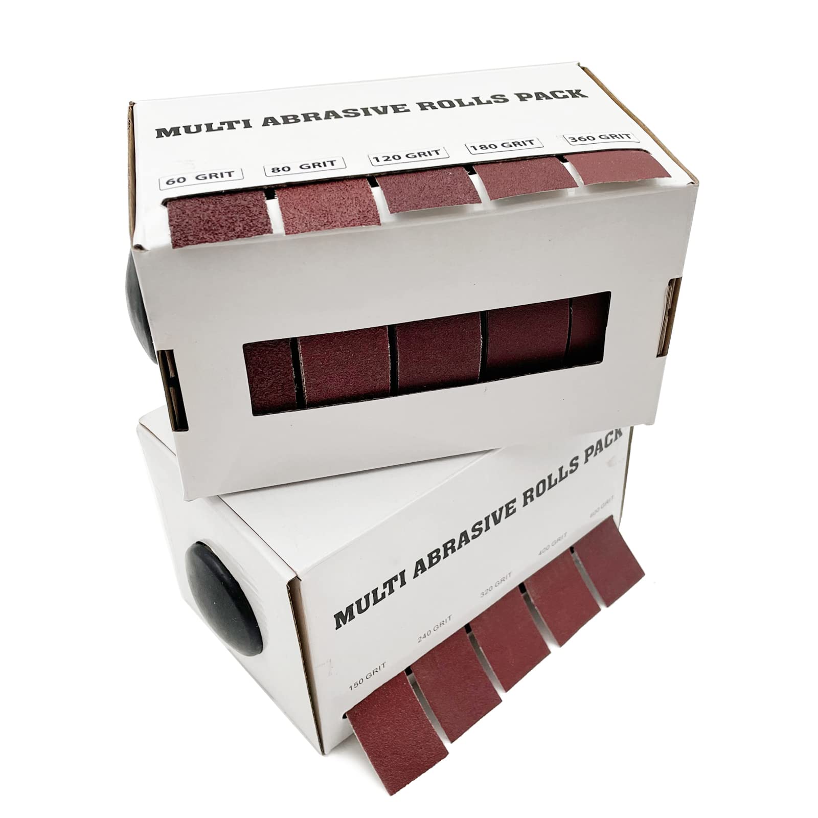 LYFJXX Emery Cloth Roll of 10 Rolls, 60 80 120 150 180 240 320 360 400