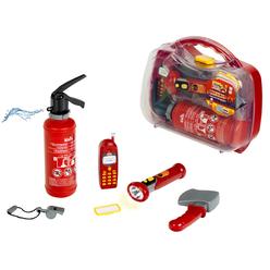 Theo Klein - Firefighter Case Premium Toys for Kids Ages 3 Years & Up, 27 x 23 x 9.50 cm