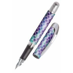 Online College ink pen Shiny ? ergonomic fountain pen for school/college ? solid medium nib, soft grip part ? for standard ink c