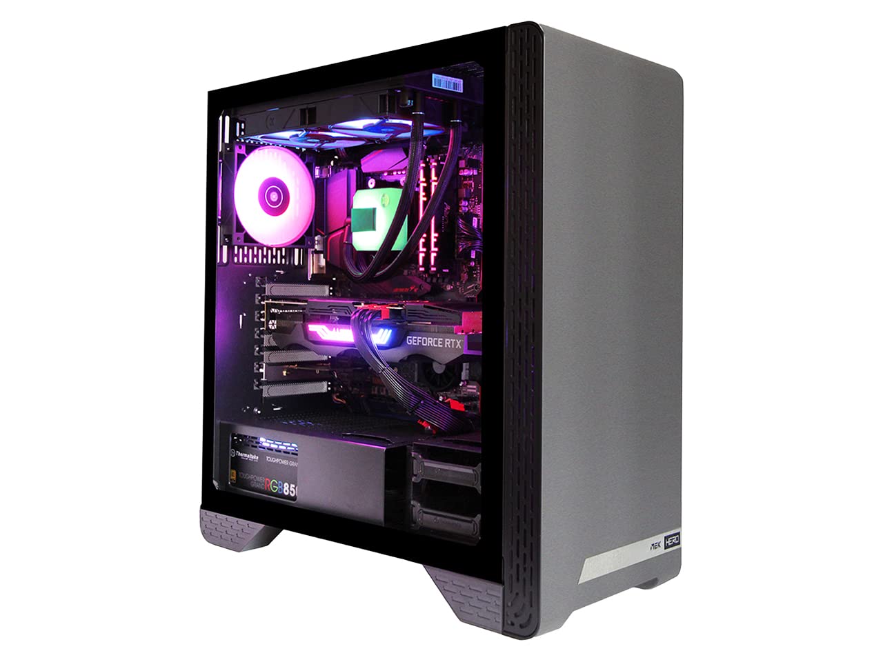 ZOTAC GAMING MEK Hero G1 A5938V2 Liquid Cooling Gaming PC Desktop AMD Ryzen 9 5950X, GeForce RTX 3080 12GB, 32GB ARGB 3200MHz DD