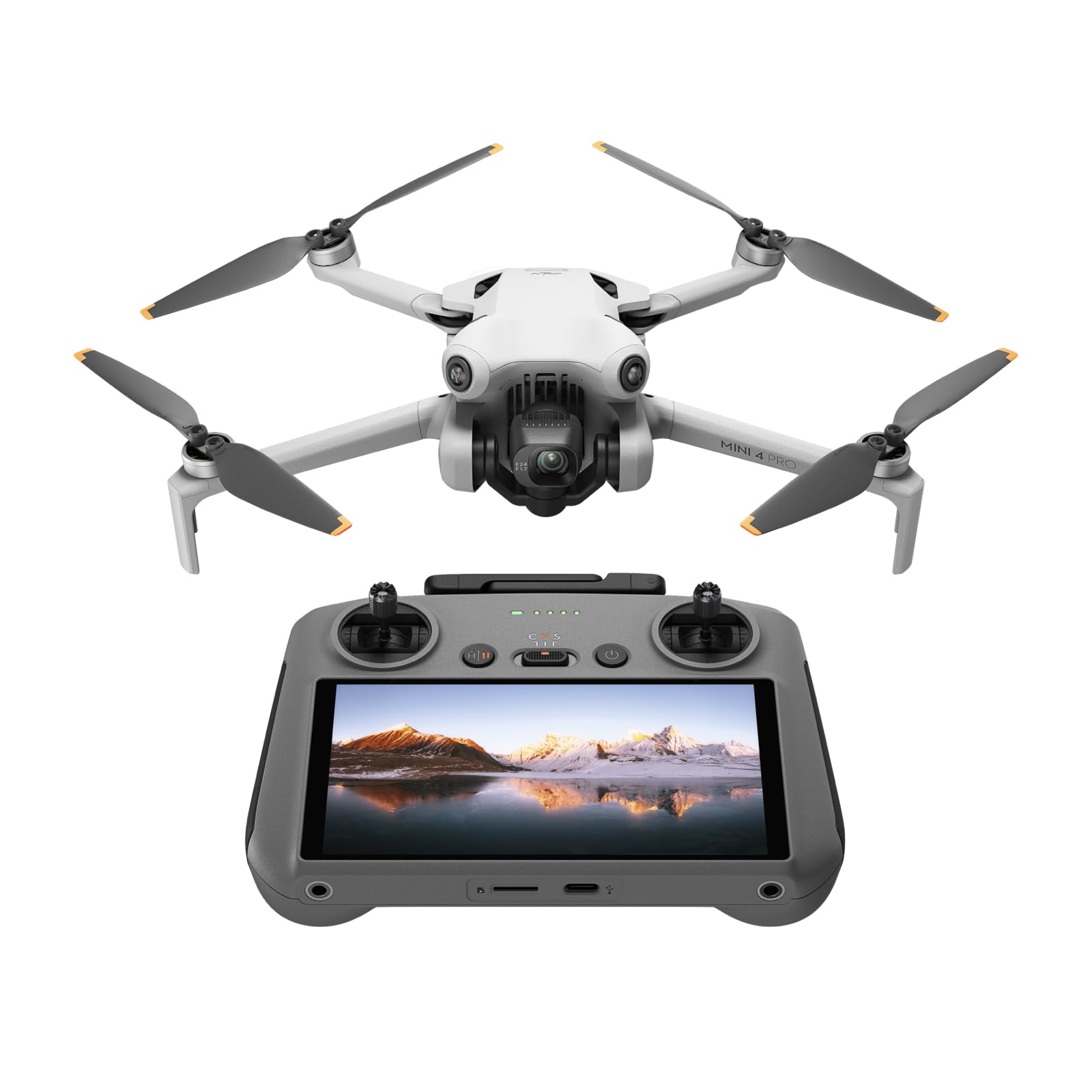 DJI Mini 4 Pro (DJI RC 2), Folding Mini-Drone with 4K HDR Video Camera for Adults, Under 0.549 lbs/249 g, 34 Mins Flight Time, 2