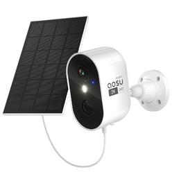AOSU 2K Solar Security Cameras Wireless Outdoor, Solar Outdoor Camera for Home Security, WiFi Camera with Color Night Vision, PI