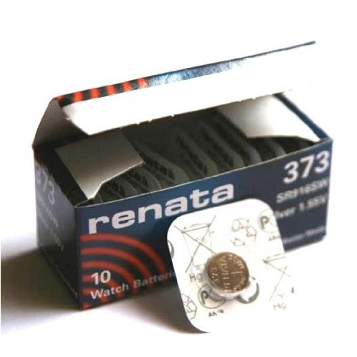 Renata 10 X 373 Swiss Made Lithium Coin Cell Battery Sr916Sw