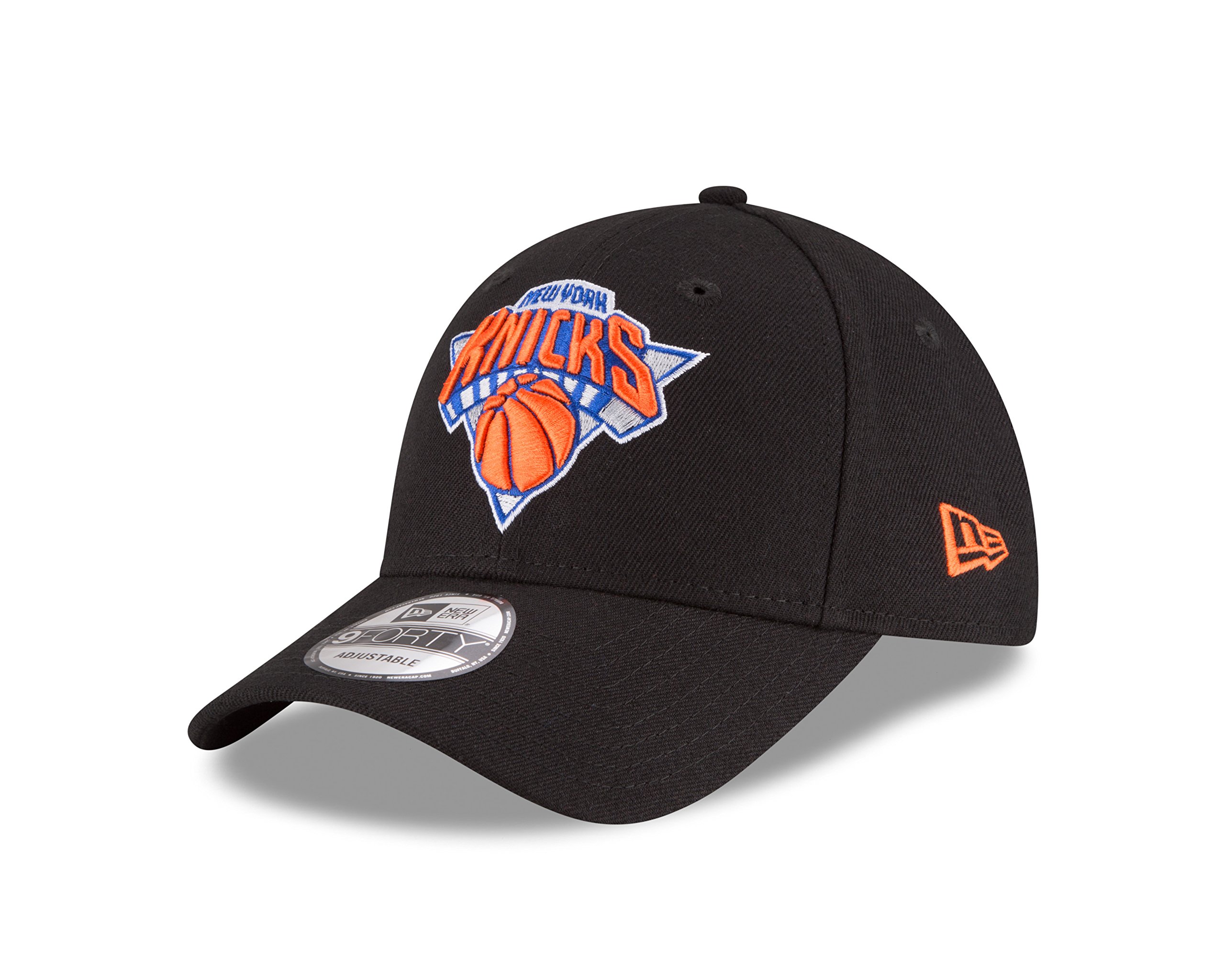 New Era NBA New York Knicks The League 9Forty Adjustable Cap, Black, One Size