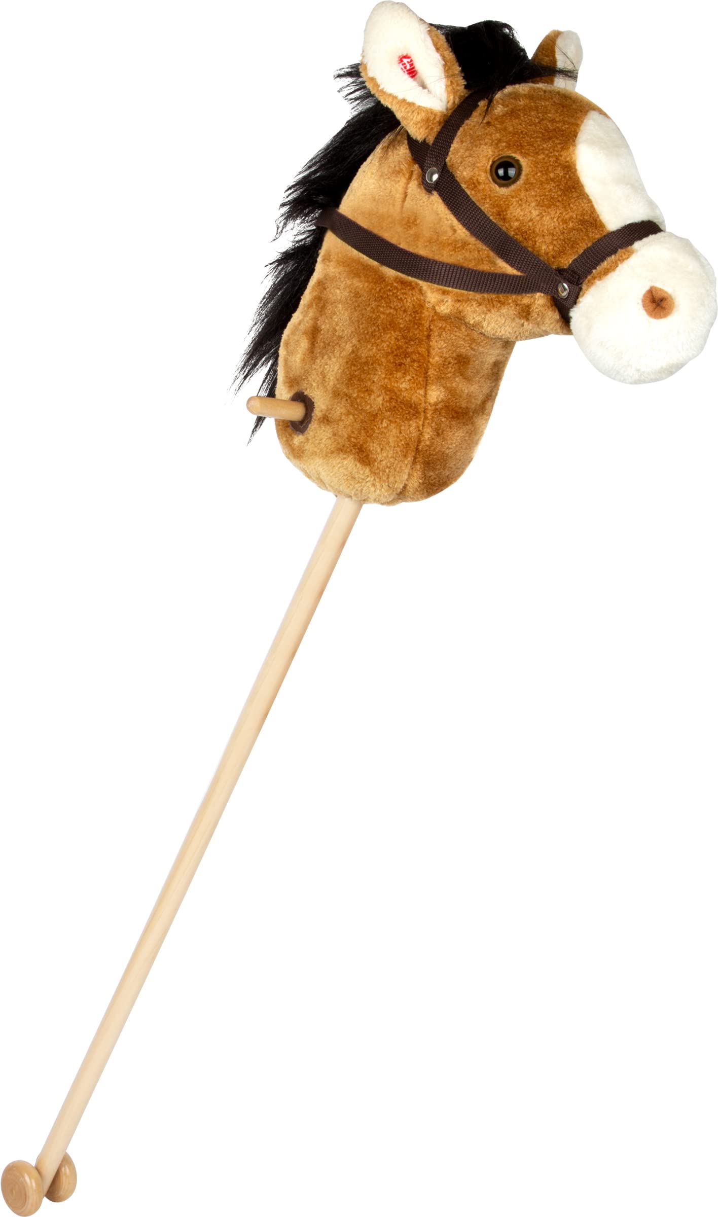 Small Foot Nico 11718 Wooden and Plush Horse with Halter, Reins, Handles and Sounds, from 3 Years Toys