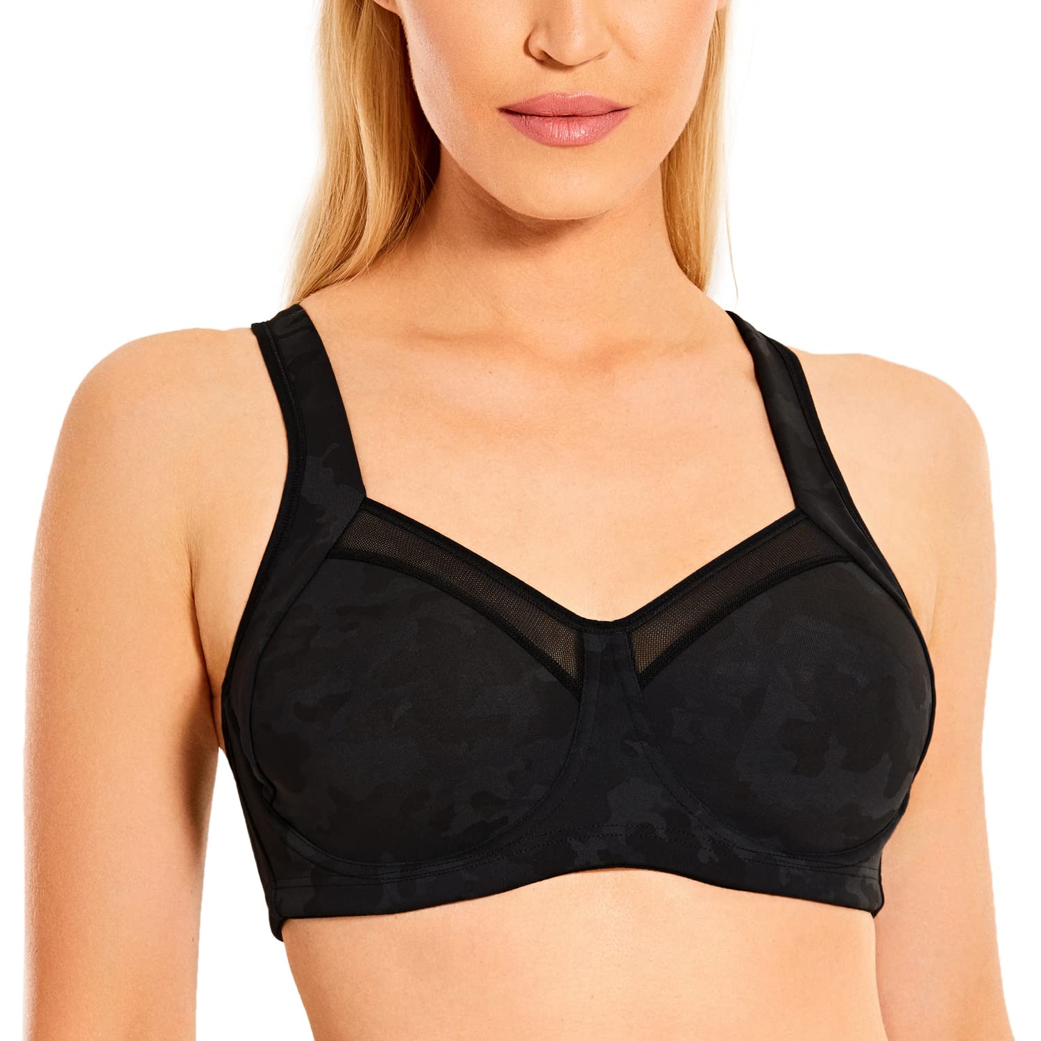  High Impact Sports Bras For Women Underwire High