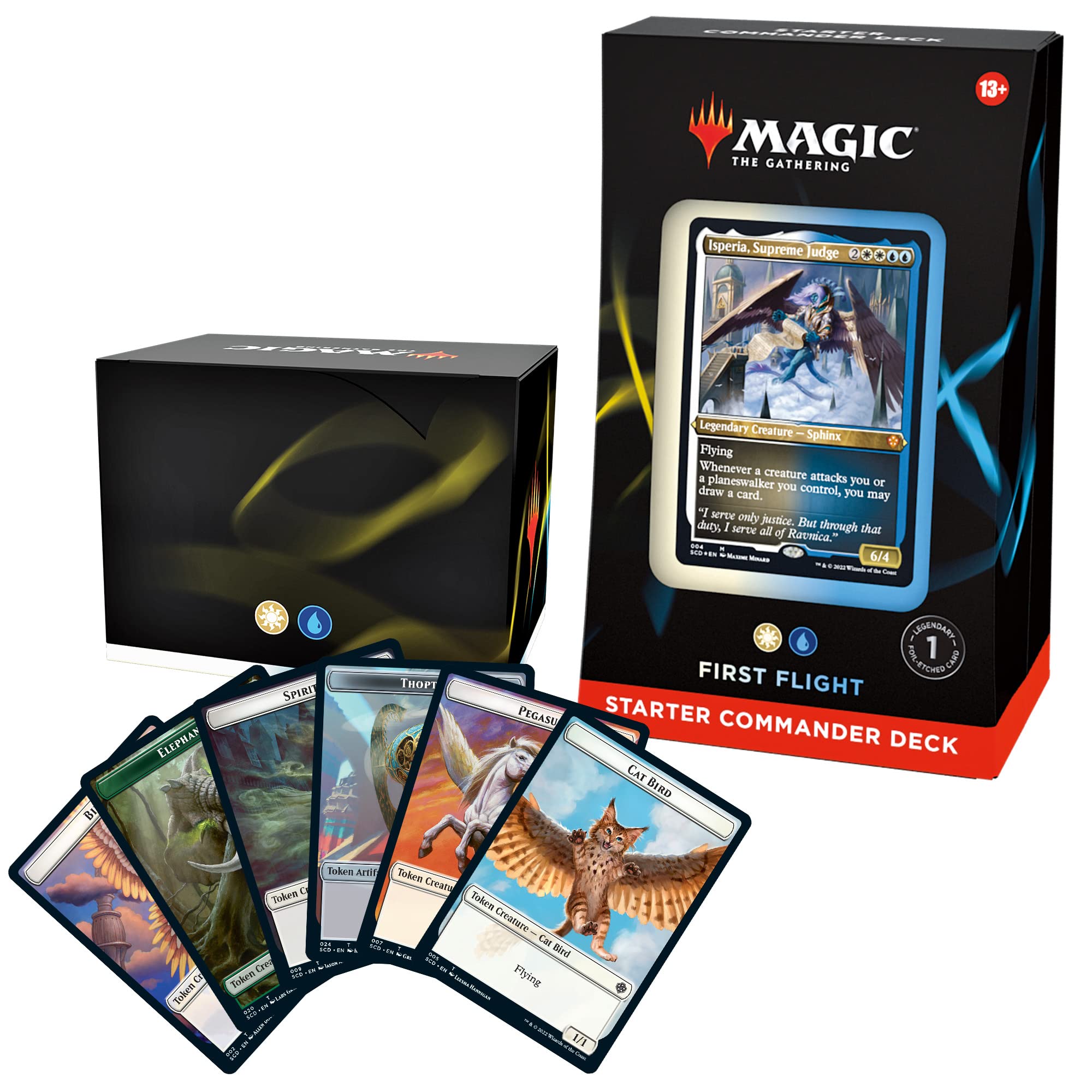 Magic The Gathering Magic: The Gathering Starter Commander Deck - First Flight (White-Blue)
