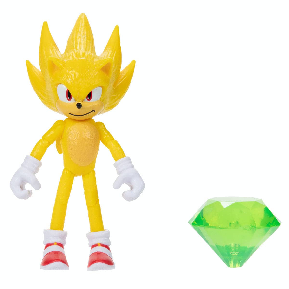 Sonic The Hedgehog 2 Movie Series 4-inch Action Figure Super with Master Emerald 41497