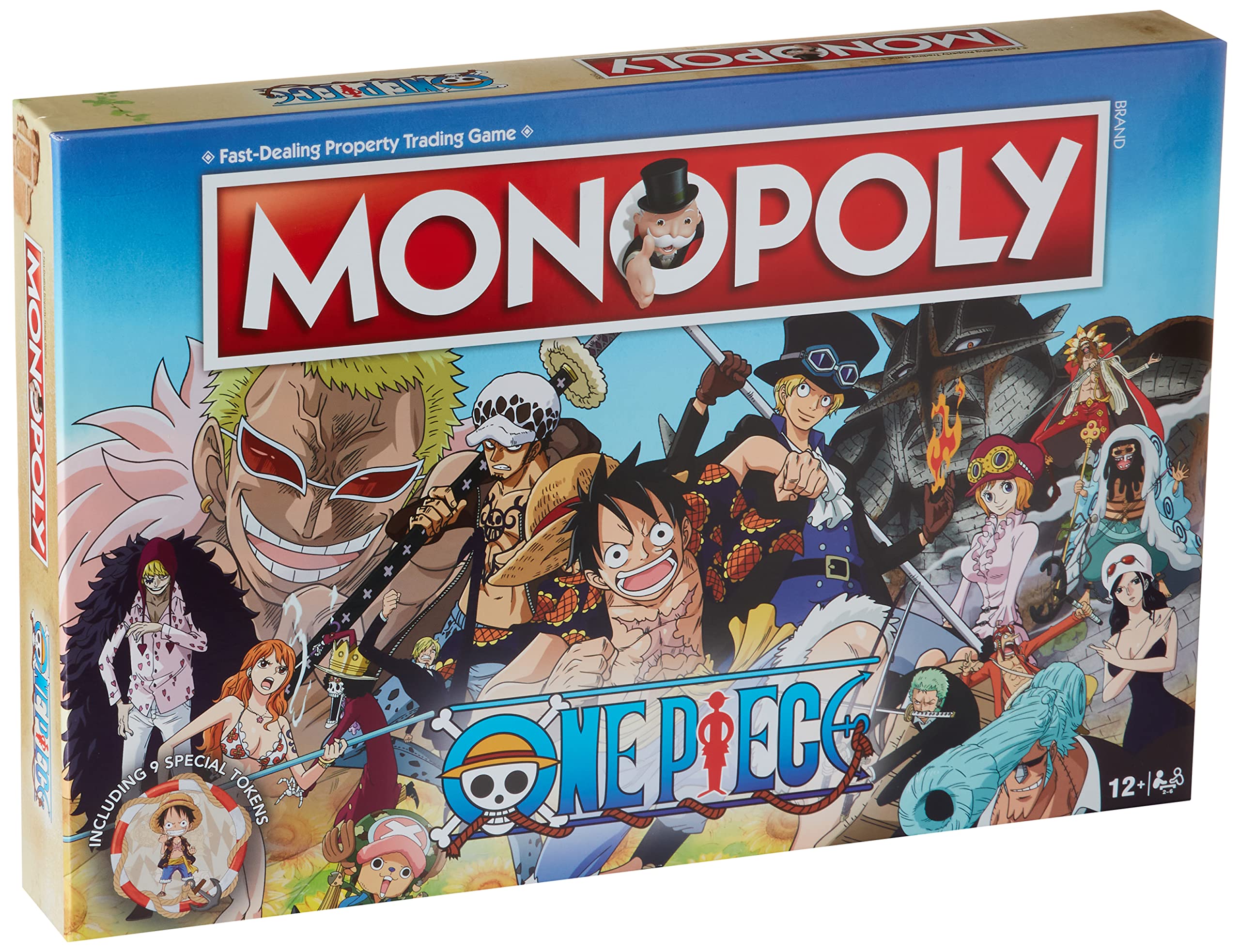 Winning Moves Games One Piece Monopoly Board Game For 2-8 Players