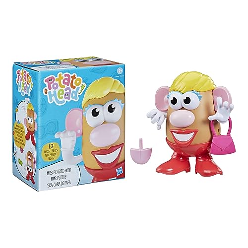 Playskool Potato Head Mrs. Potato Head Classic Toy For Kids Ages 2 and Up, Includes 12 Parts and Pieces to Create Funny Faces