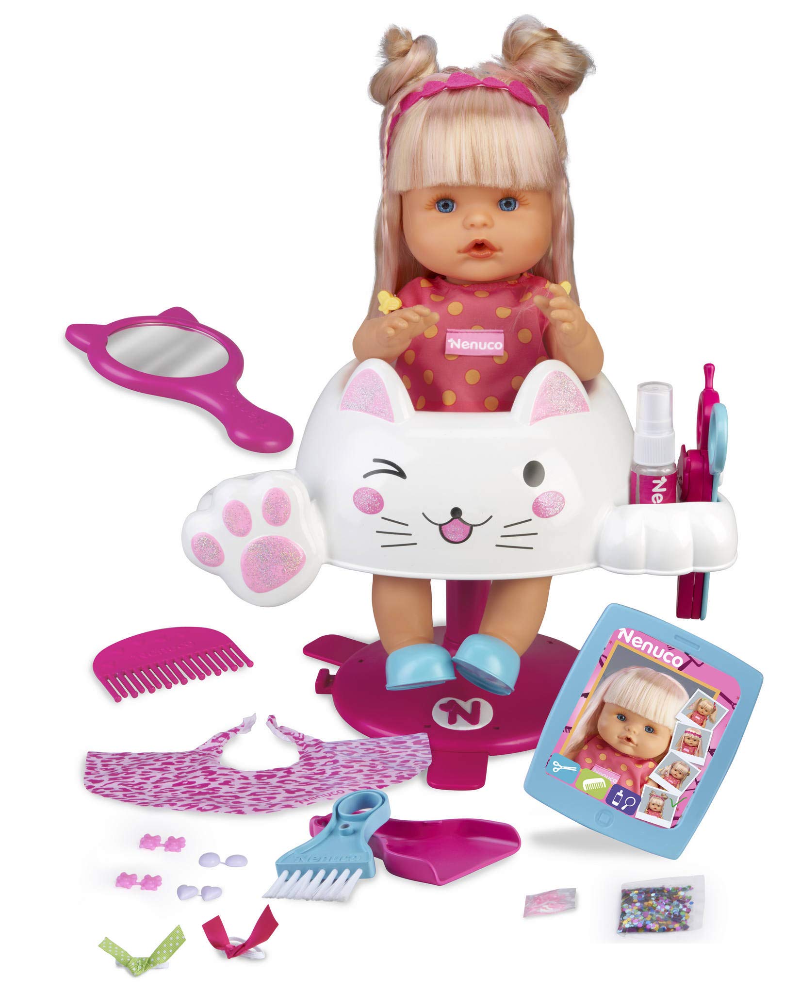 Nenuco by Famosa 700015153 Glitter Hairdresser Baby Doll