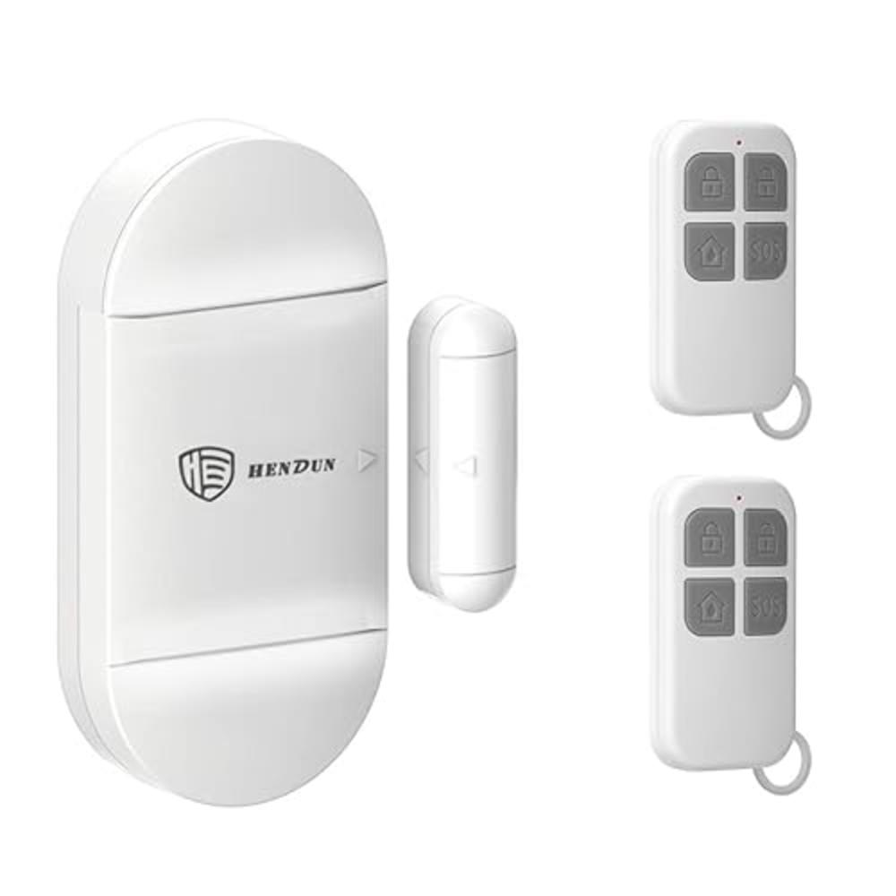 HENDUN Door Chime, Windows Alarm for Home Security with 2 Remote Controls, Updated 130dB Bell Sensor, Alert for Pool, Kids Safet