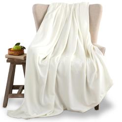 Vellux Fleece Blanket Queen Size - Fleece Bed Blanket - All Season Warm Lightweight Super Soft Throw Blanket - Green Blanket - H