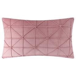 JWH Dusty Pink Velvet Pillow Covers Decorative Throw Pillow Rectangle Geometric Accent Pillow Cases Lumbar Cushion Luxury Pillow