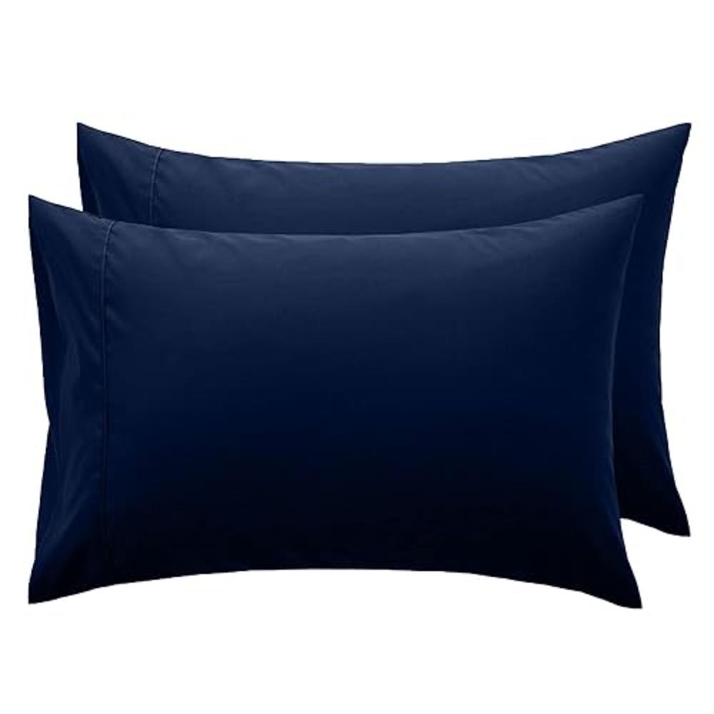 Dan River 100% Cotton Jersey Pillowcase Queen Size| Jersey Knit Pillowcases| Soft Cozy Pillow Covers| Heather Cotton Jersey Pill