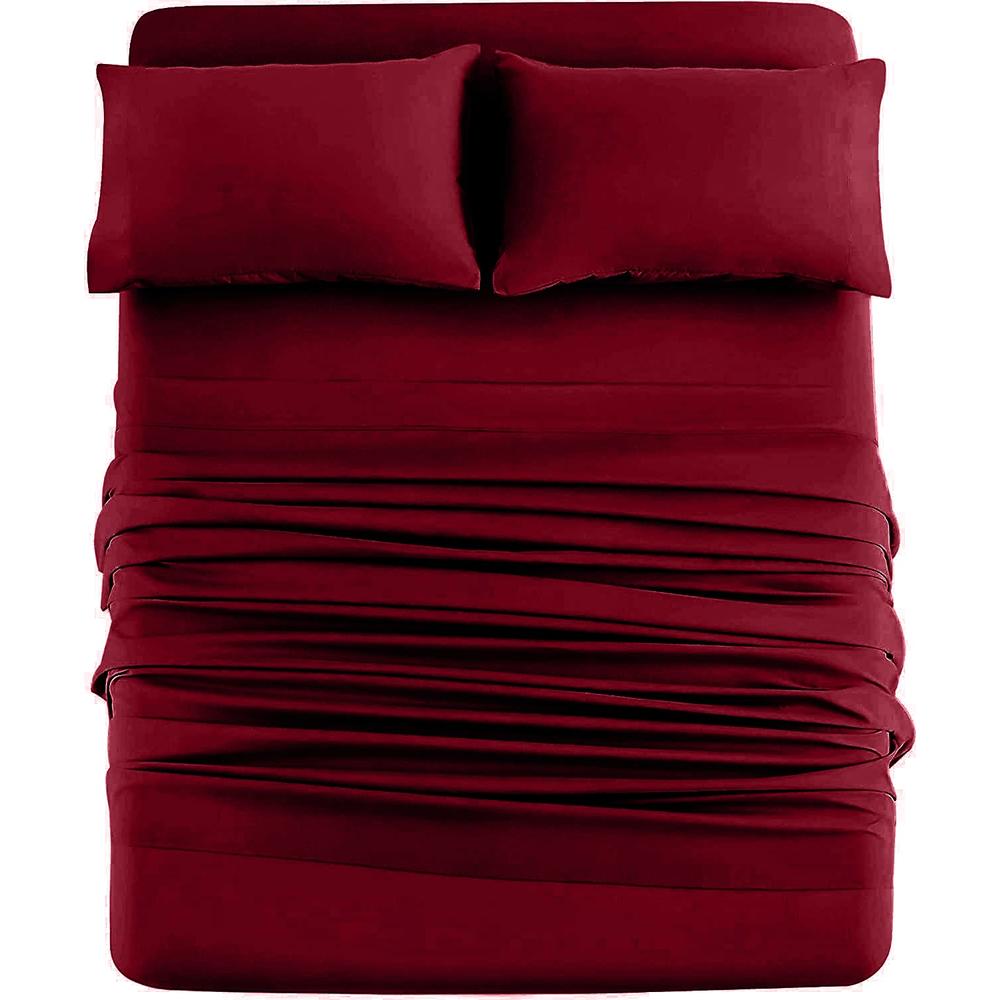 DAN RIVER California King Jersey Sheet Set Luxury Heather 100 Cotton