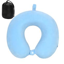 DUANY STORE Neck Pillow for Traveling, Upgraded Travel Neck Pillow for Airplane 100% Pure Memory Foam Travel Pillow for Flight Headrest Slee