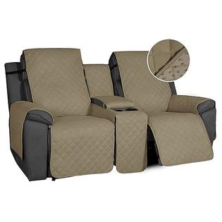 Easy-Going Non-Slip Loveseat Recliner Sofa Cover with Console