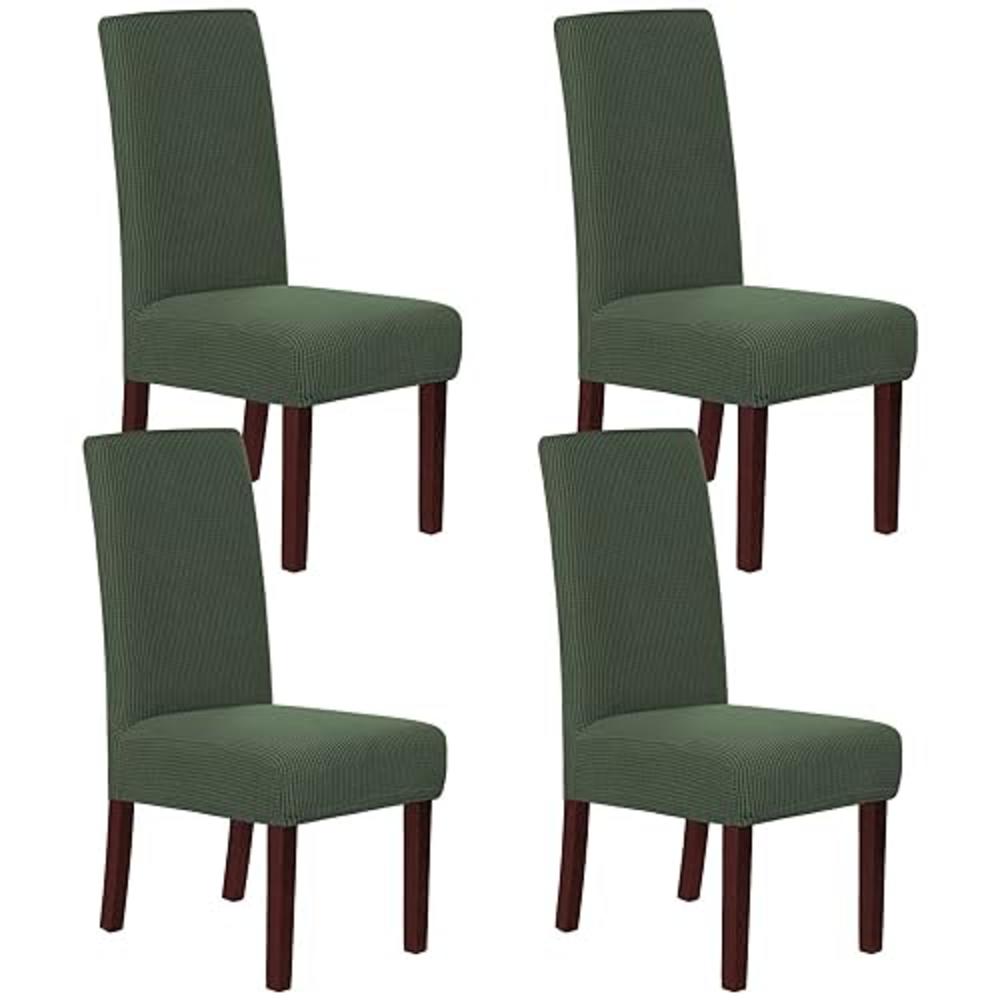 H.VERSAILTEX Stretch Dining Chair Covers Set of 4 Chair Covers for Dining Room Parsons Chair Slipcover Chair Protectors Covers D