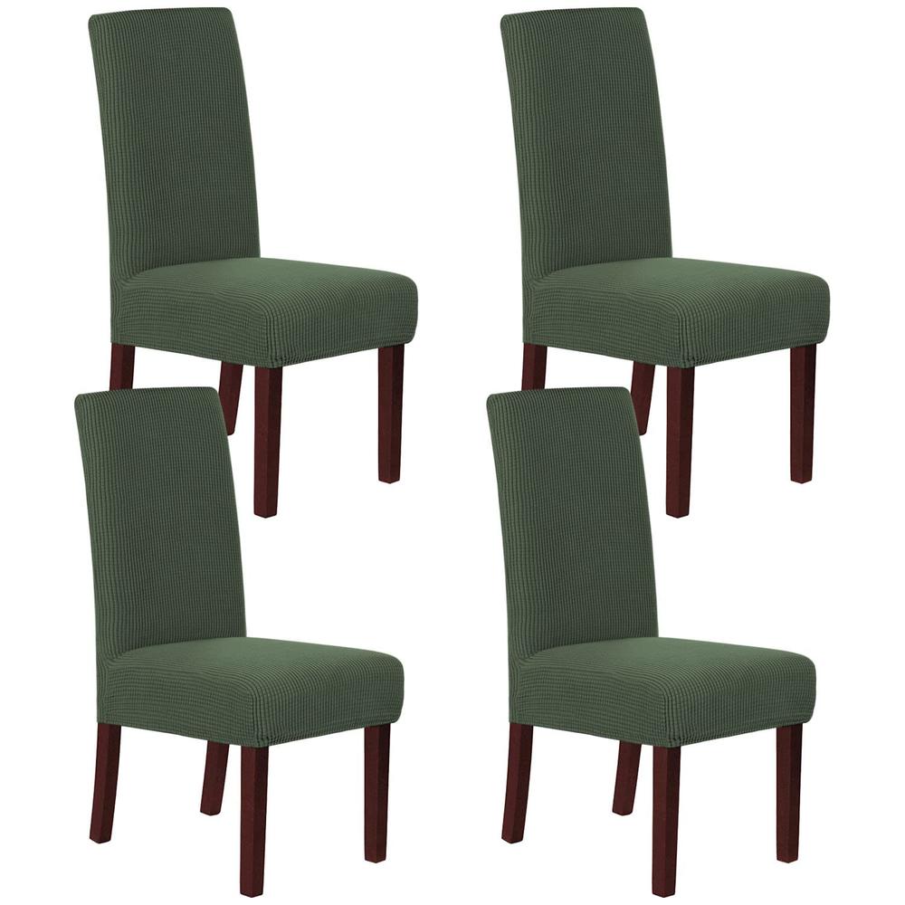 H.VERSAILTEX Stretch Dining Chair Covers Set of 4 Chair Covers for Dining Room Parsons Chair Slipcover Chair Protectors Covers D