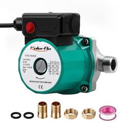 KOLERFLO Water Recirculating Pump 3/4 Inch Circulating Water Pump for Water Heater System (RS15-6 SS Green)