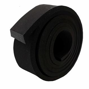 Neoprene Foam Strip Roll by Dualplex, 1 Wide x 10' Long x 1/4 Thick,  Weather Seal High Density Stripping Non Adhesive - Weathe