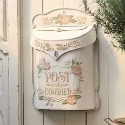 BIG FORTUNE Mailbox Wall Mount Mailboxes for Outside Vintage Mailbox Mail Boxes/Wall Mount Outside Antique Style Nostalgic Charm