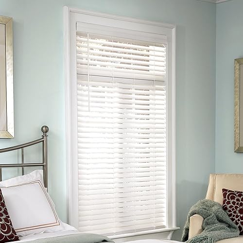 Lumino 2-inch Faux Wood Cordless Room Darkening Blinds for Windows - Starting at $19.97 - (Over 500 Add'l Custom Sizes) Faux Wood Blind