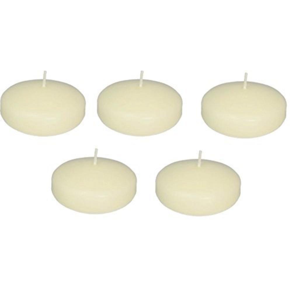 D'light Online Large 3 Inch Floating Candles Bulk Pack for Events, Centerpieces at Weddings, Spa, Pool, Home Décor, for Cylinder