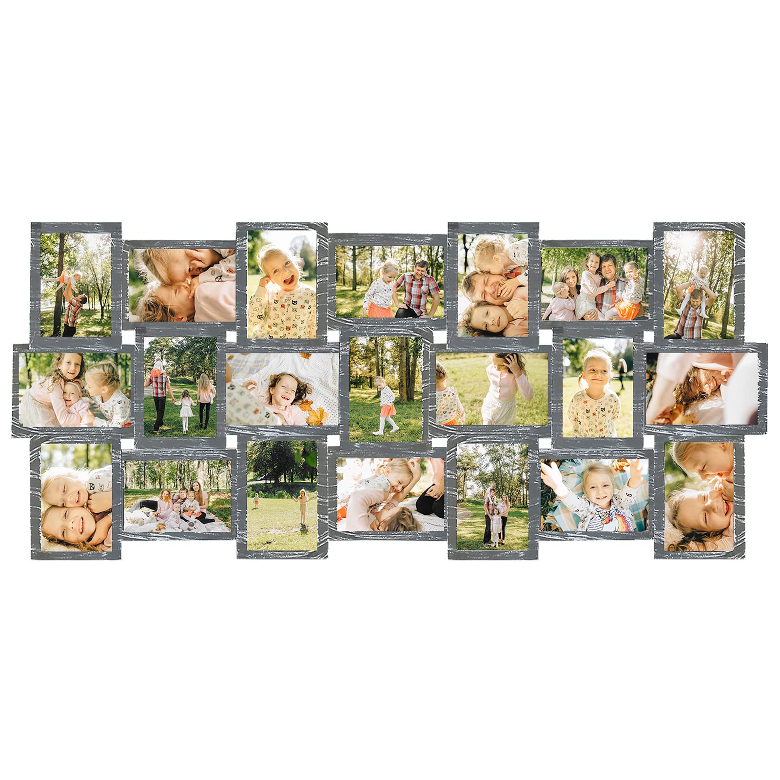 HELLO LAURA Large Collage Picture Frames 21 Opening Photo Collage Frame for Wall 4x6 Picture Frame Collage Multiple Photos Elega